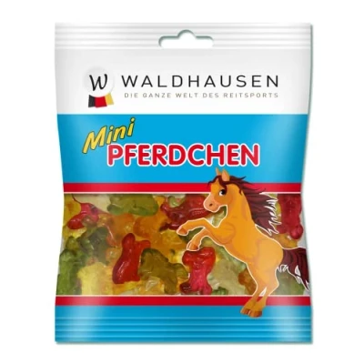 Abbildung von WALDHAUSEN Fruchtgummi Mini Pferdchen 100g