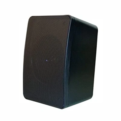 Abbildung von E Lektron M 255 100V ELA / 8 Ohm Lautsprecher Box Schwarz + Wandhalterung für Hintergrundmusik und Ansagen