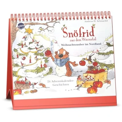 Abbildung von Snöfrid aus dem Wiesental. Weihnachtszauber im Nordland. 24 Adventskalender Geschichten: Ein zum Aufstellen ab 4 Jahren (Snöfrid Wiesental Vorlesen Jahren)