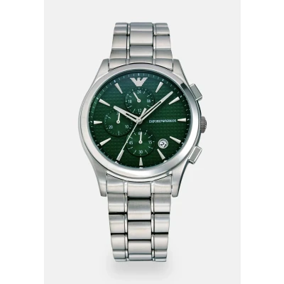 Abbildung von Emporio Armani Chronograph silvercoloured, Herren, Größe: One Size, Silver coloured
