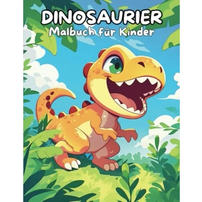 Abbildung von Dinosaurier Malbuch für Kinder: Zuckersüßes Kinder ab 3 Jahren