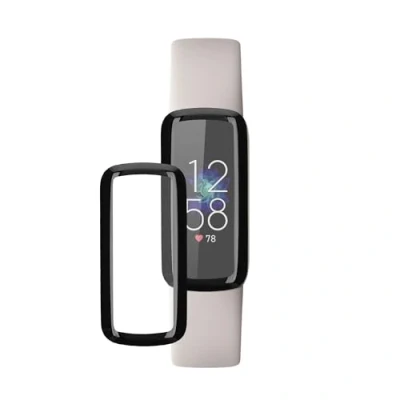 Abbildung von kwmobile 2X Transparente Displayschutzfolie kompatibel mit Fitbit Luxe Folie Schutzfolie für Fitness Tracker robuster Displayschutz