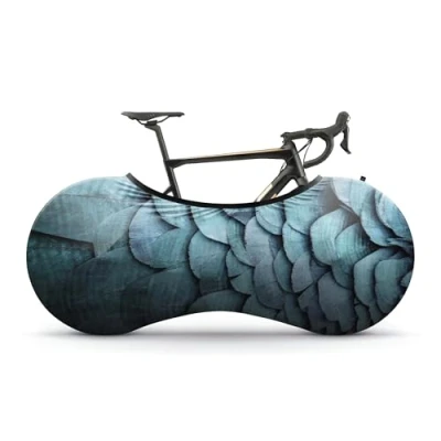 Abbildung von VELOSOCK Indoor Fahrradschutzhülle Fahrradabdeckung zur Lagerung Feathers Die Beste Lösung, um Böden und Wände SCHMUTZFREI zu halten Passt für 99% Aller Erwachsenen Fahrräder