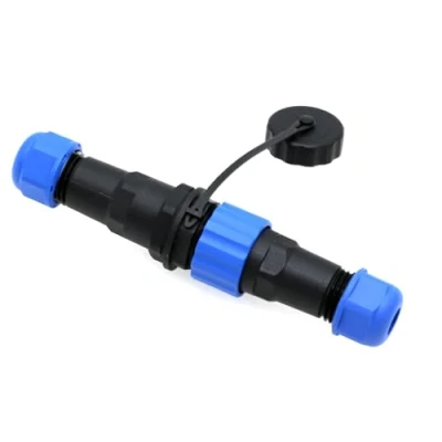Abbildung von ZBLZGP SD16 2 poliger 16mm wasserdichter Kabelstecker Stecker Buchse IP68 Panel Mount Draht Kabel Docking Aviation 10A 14AWG