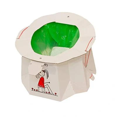 Abbildung von Hippychick Tron Einweg Reise Töpfchen Weiß 12pc Pack WeißWeiß12er