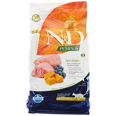 Abbildung von N&amp;D Pumpkin CAT Neutered Lamm &amp; Heidelbeere varianten 5 kg