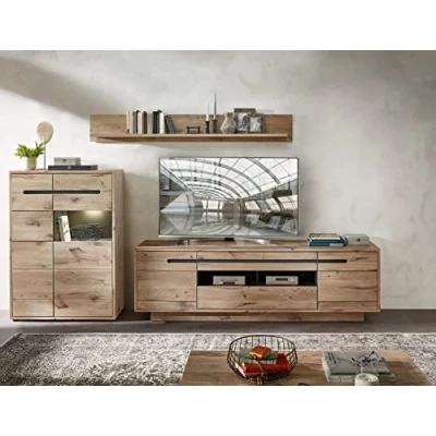 Abbildung von Innostyle Wohnwand &quot;BELLANO&quot;, (Komplett Set, 7 St.), inkl. LED Beleuchtung