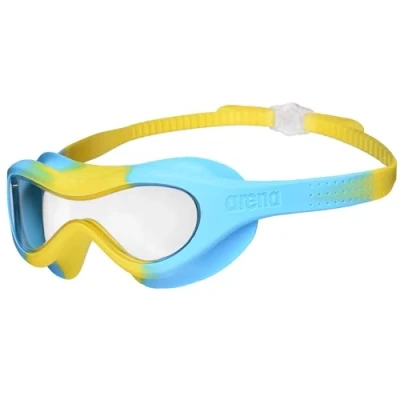 Abbildung von arena Spider Kids Mask Antibeschlag Schwimmbrille für Kinder, mit Großen Gläsern, Mitteldunkle Gläser jede Umgebung, UV Schutz, Selbstanpassender Nasensteg, Eng Anliegend