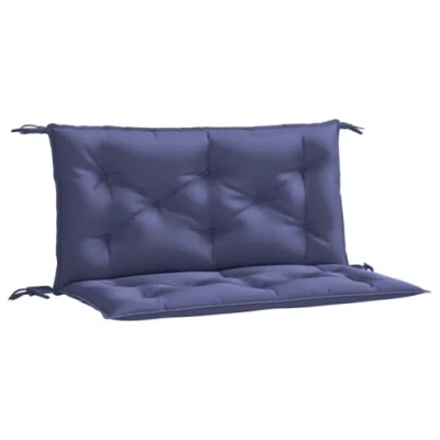 Abbildung von vidaXL Sitzauflage Gartenbank Auflagen 2 Stk. Marineblau 100x50x7 cm Oxford Gewebe, (2 St)