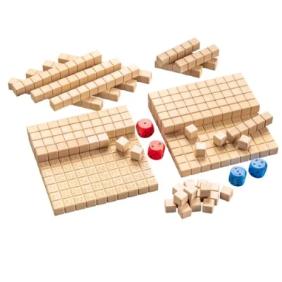 Abbildung von Wissner® aktiv lernen Lernspielzeug Mathespiel Hunderterraum, Addition &amp; Subtraktion RE Wood®, Plastic®