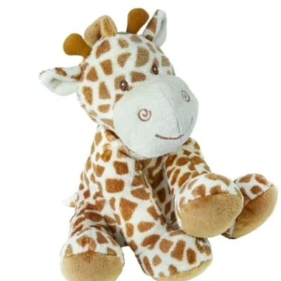 Abbildung von Suki Bing Baby Kuscheltier „Kleine Giraffe“, weiches Plüsch Material mit Rassel und Stickakzenten