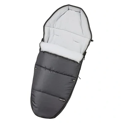 Abbildung von Gesslein Winterfusssack Sleepy │ Design 327 │Fusssack für Kinderwagen, Sportwagen, Buggy, Babywanne oder Schlitten Thermo Funktion, Kuschel Fleece, Mumienfunktion grau