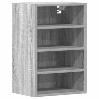 Abbildung von vidaXL Hängeschrank Grau Sonoma 40x29,5x60 cm Holzwerkstoff, Küchenschrank, Schrank, Wandschränke, Aufbewahrungsschrank, Wandschrank