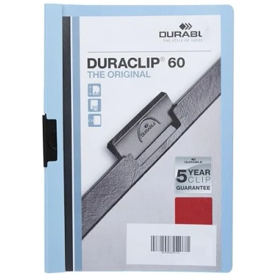 Abbildung von Durable HUNKE &amp; Yoke Klemmmappe 60, Hartfolie, 60 Seiten, Klar/Nachtblau