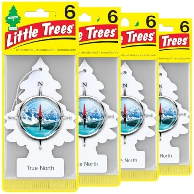 Abbildung von LITTLE TREES Lufterfrischer Auto Hängender Baum bietet lang anhaltenden Duft für oder Zuhause True North 24