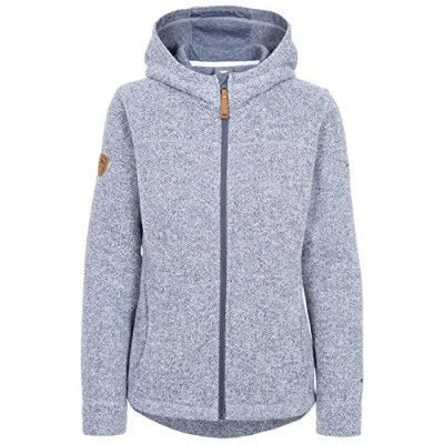 Abbildung von Trespass Damen Reserve Warme Microfleece Jacke mit Kapuze 260 g m , denim blau, 3XL EU