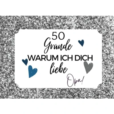 Abbildung von Warum ich dich lieb hab, Opa ! Ausfüllbuch: Eine tolle Liebeserklärung zum Ausfüllen und Verschenken: perfekte Geschenkbuch für den eigenen Großvater ... Weihnachten oder Geburtstag