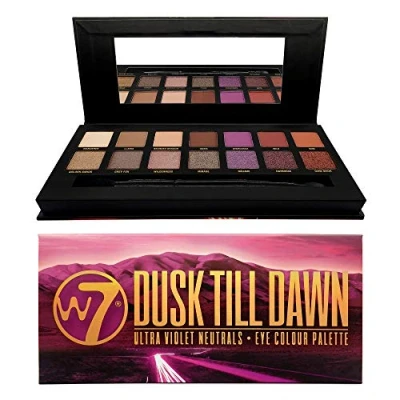 Abbildung von W7 Dusk Till Dawn Ultra Violet Neutrals Lidschatten Palette