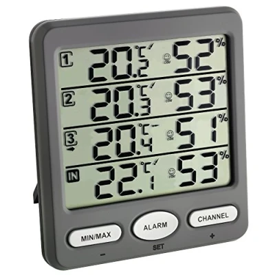 Abbildung von TFA® Klima Monitor 30.3054.10 Wetterstation anthrazit