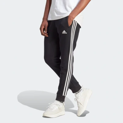 Abbildung von adidas Sportswear Essentials Tapered CUFF Pants Jogginghose, Herren, Größe: 4XL, Black white