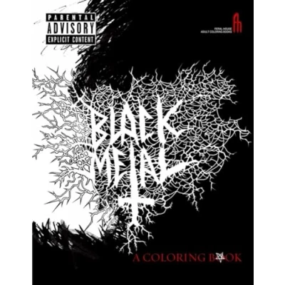 Abbildung von Black Metal Coloring Book: A Book (Feral House Books for Adults)