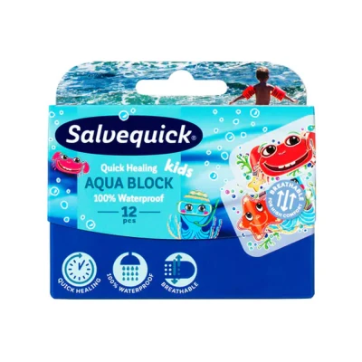 Abbildung von Salvequick Aqua Block Kids 12 St.