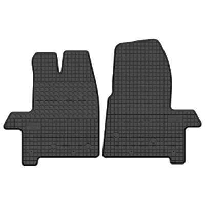 Abbildung von AGCPdirect Gummi Matten Fußmatten Passgenau Vorne Set für Ford Transit 2013 2023