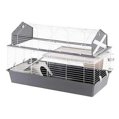 Abbildung von Ferplast Nagetierkfig Barn 120 Grau Tierunterkunft 119x58x77 cm...