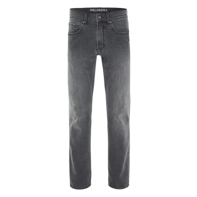 Abbildung von Oklahoma Jeans Straight Leg, Herren, Größe: 34x30, Dark grey
