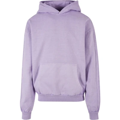 Abbildung von Urban Classics Garment DYE Kapuzenpullover, Herren, Größe: 5XL, Lilac
