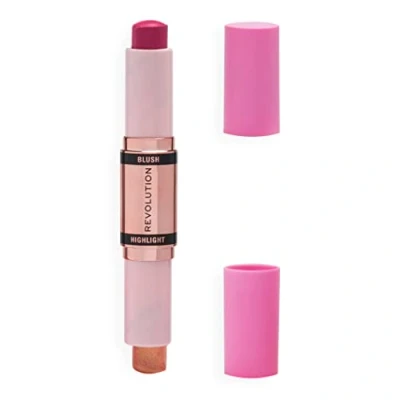 Abbildung von Makeup Revolution Blush &amp; Highlight Stick Rouge, Größe: 8.6 g, Golden shine