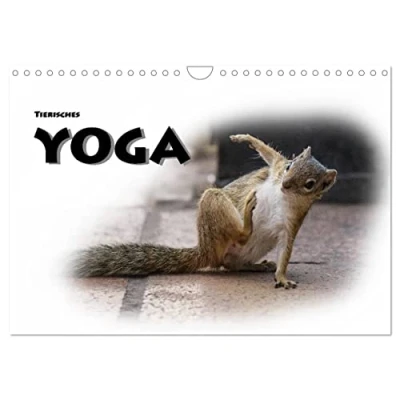 Abbildung von Tierisches Yoga (Wandkalender 2025 DIN A4 quer), CALVENDO Monatskalender