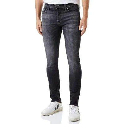 Abbildung von Jack &amp; Jones Jjimike Jjoriginal Jeans Slim Fit, Herren, Größe: 30x32, Black denim