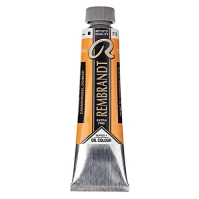 Abbildung von Rembrandt Ölfarbe Tube 40 ml Kadmiumgelb dunkel 210 (01052102)