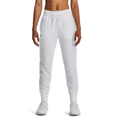 Abbildung von Under Armour Rival Jogger Jogginghose white, Damen, Größe: Large, White