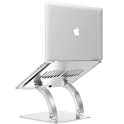 Abbildung von GRSTREE Laptop Ständer, Ergonomischer Notebook Höhenverstellbarer Computerständer für Kompatibel MacBook Pro/Air, Dell, HP, Samsung, Lenovo, Alle 10 16&quot; Laptops Silber