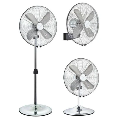 Abbildung von Westinghouse Lighting Silver Stream/ 40 cm, 3in1 Portable Ventilator, Installation als Tisch , Stand oder Wandventilator möglich, chrom 7242140