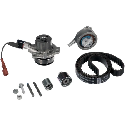 Abbildung von GATES KP35678XS 1 Wasserpumpe + Zahnriemensatz mit integriertem Abschaltkontakt, schaltbare VOLKSWAGEN: Passat B8 Variant