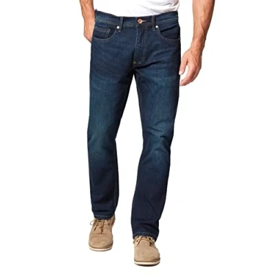 Abbildung von Stooker Men Glendale Jeans Straight Leg, Herren, Größe: W42x32, Darkblue used