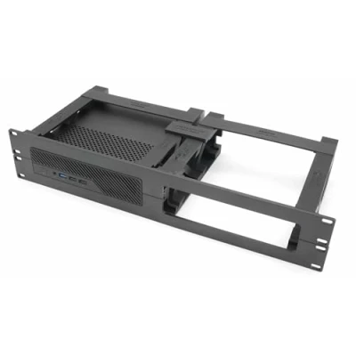Abbildung von Rack Halterung für 2 MiniSforum MS 01 48,3 cm (19 Zoll) 2U Dual Mount genaue Passform