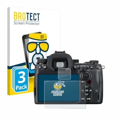 Abbildung von BROTECT Entspiegelungs Schutzglas für Pentax K 3 Mark III Monochrom (3 Stück) Schutz Folie Panzerfolie Glas Matt [Extrem Kratzfest 9H, Anti Reflex]