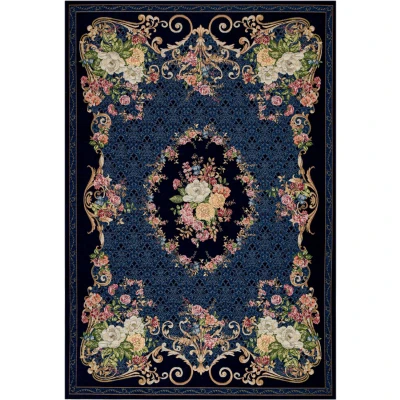 Abbildung von THEKO Teppich &quot;Flomi Floral&quot;, rechteckig, gewebt, Blumen Design, ideal im Wohnzimmer &amp; Schlafzimmer