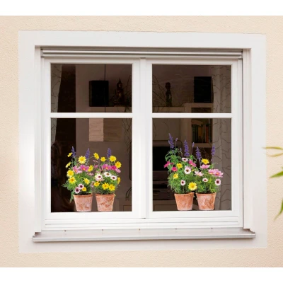 Abbildung von Komar Fensterbild &quot;Springtime&quot;, 31x31 cm (Breite x Höhe), selbsthaftend