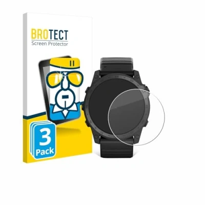 Abbildung von BROTECT (3 Stück Panzer Schutz Glas für Garmin Tactix 7 Pro Ballistics 9H Echtglas, Displayschutz