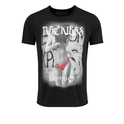 Abbildung von KEYLARGO Herren MT Reckless Round T Shirt, Black (1100), XXL