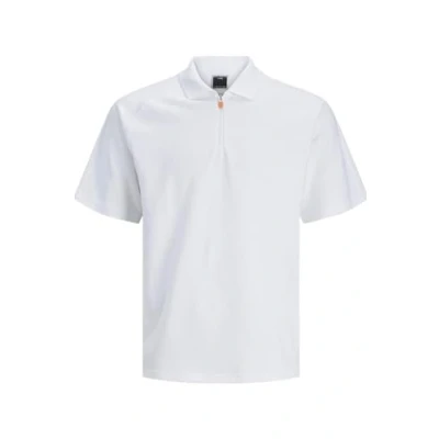 Abbildung von JACK&amp;JONES Herren JCOFUSION Polo SS Poloshirt, White, XL