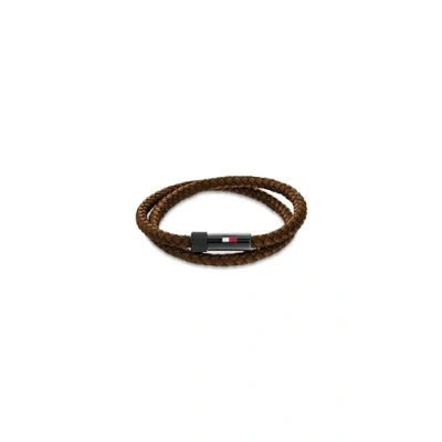 Abbildung von Tommy Hilfiger Jewelry Lederarmband für Herren Braun 2790612S