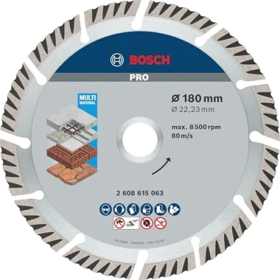 Abbildung von Bosch DIAMANTSKIVE STD UNIV 180X22,23MM 10STK