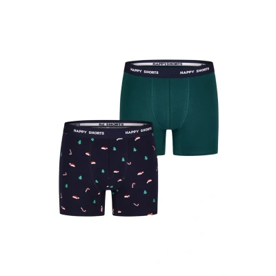 Abbildung von Happy Shorts 2PACK Panties, Herren, Größe: Small, Christmas
