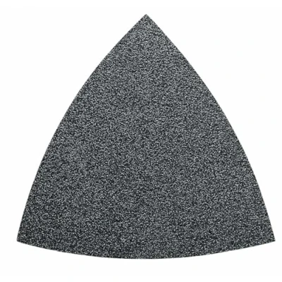 Abbildung von Fein Schleifblätter Korn 40, 50 Stück (Korund Schleifkörner + Vollkunstharzbindung, Kantenlänge 80 mm, ungelocht) 63717081018